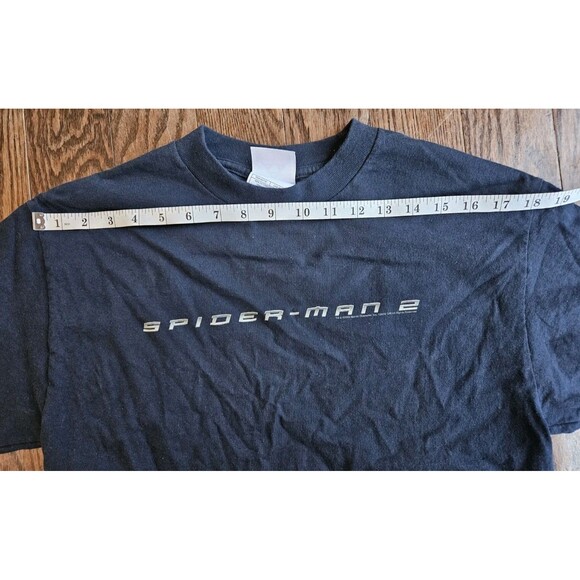 Vintage SPIDER-MAN 2 Marvel Comics Movie Promo Shirt MENS M Y2K 2003 Sony Marvel - Picture 7 of 11